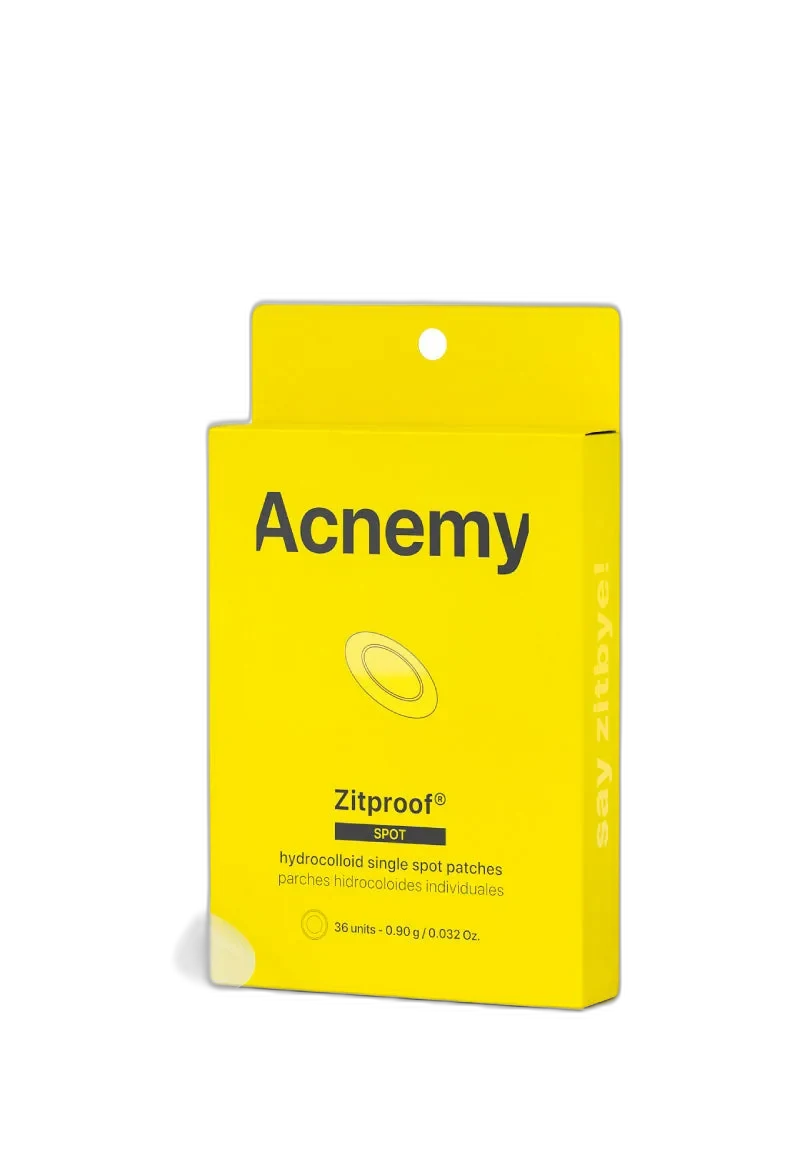 Acnemy Zitproof Spot Pimple Patches box of 36 medicated hydrocolloid patches