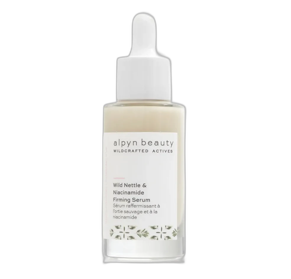 Alpyn Beauty Wild Nettle & Niacinamide Firming Serum 1 oz glass dropper bottle