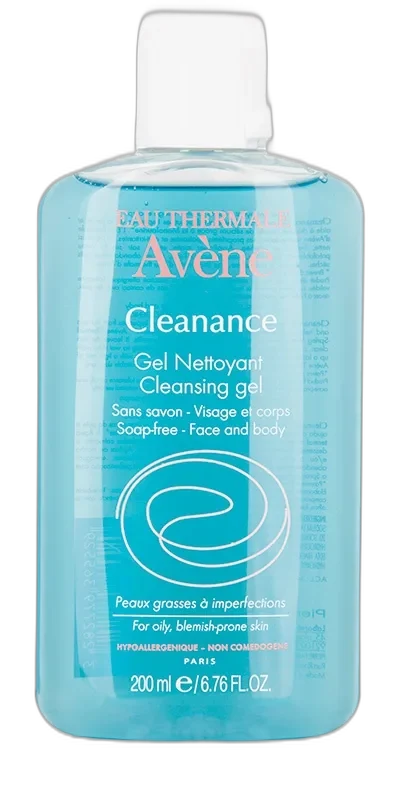 Avène Cleanance Cleansing Gel white tube with green flip-top cap