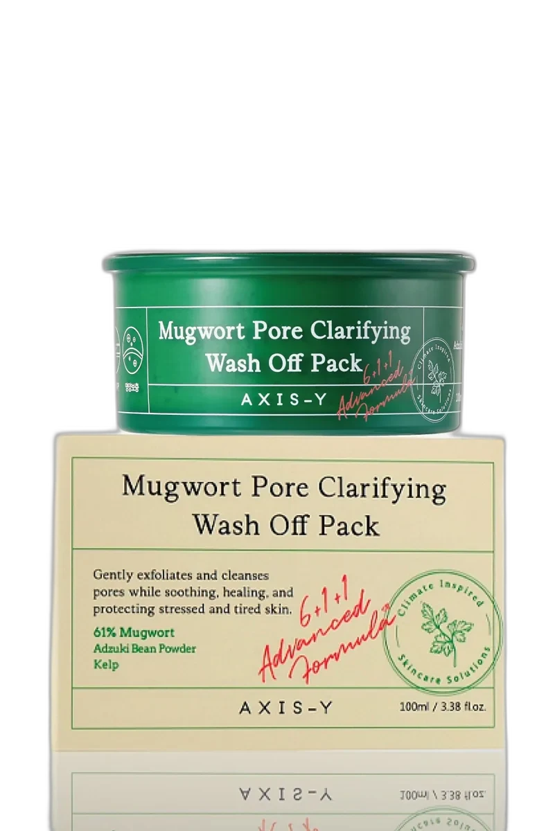 Axis-Y Mugwort Pore Clarifying Wash Off Pack 100ml jar