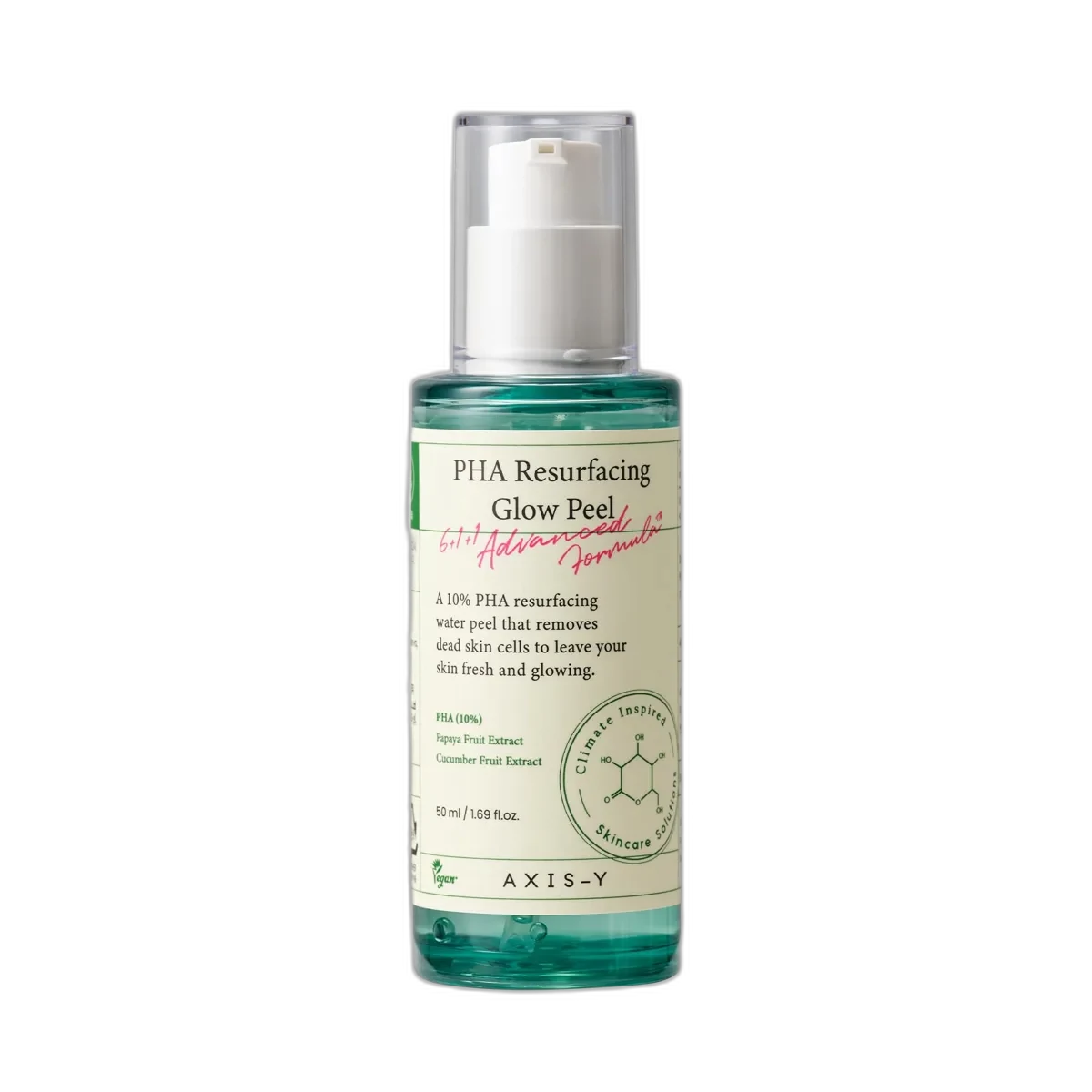 Axis-Y PHA Resurfacing Glow Peel 30ml dropper bottle