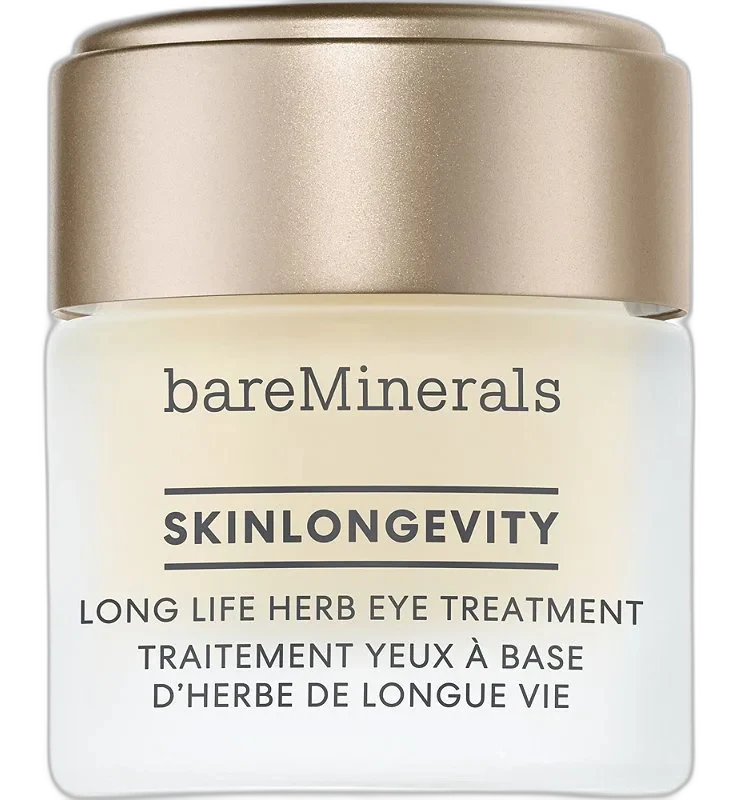 bareMinerals SkinLongevity Long Life Herb Eye Treatment tube with metal applicator