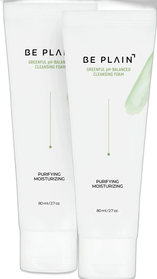 Be Plain Greenful pH-Balanced Cleansing Foam tube