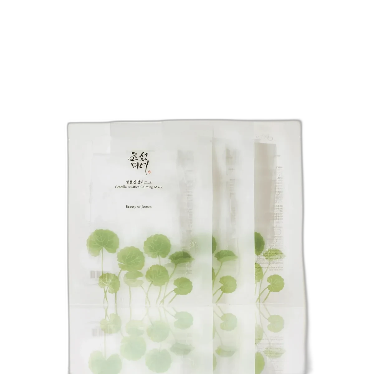 Beauty of Joseon Centella Asiatica Calming Mask box and individual sheet mask packet with