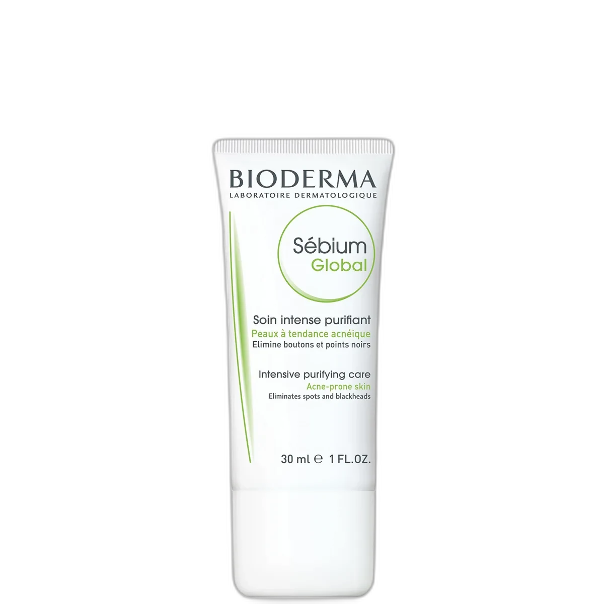 Bioderma Sébium Global Intensive Care 30ml tube with green Sebium line branding