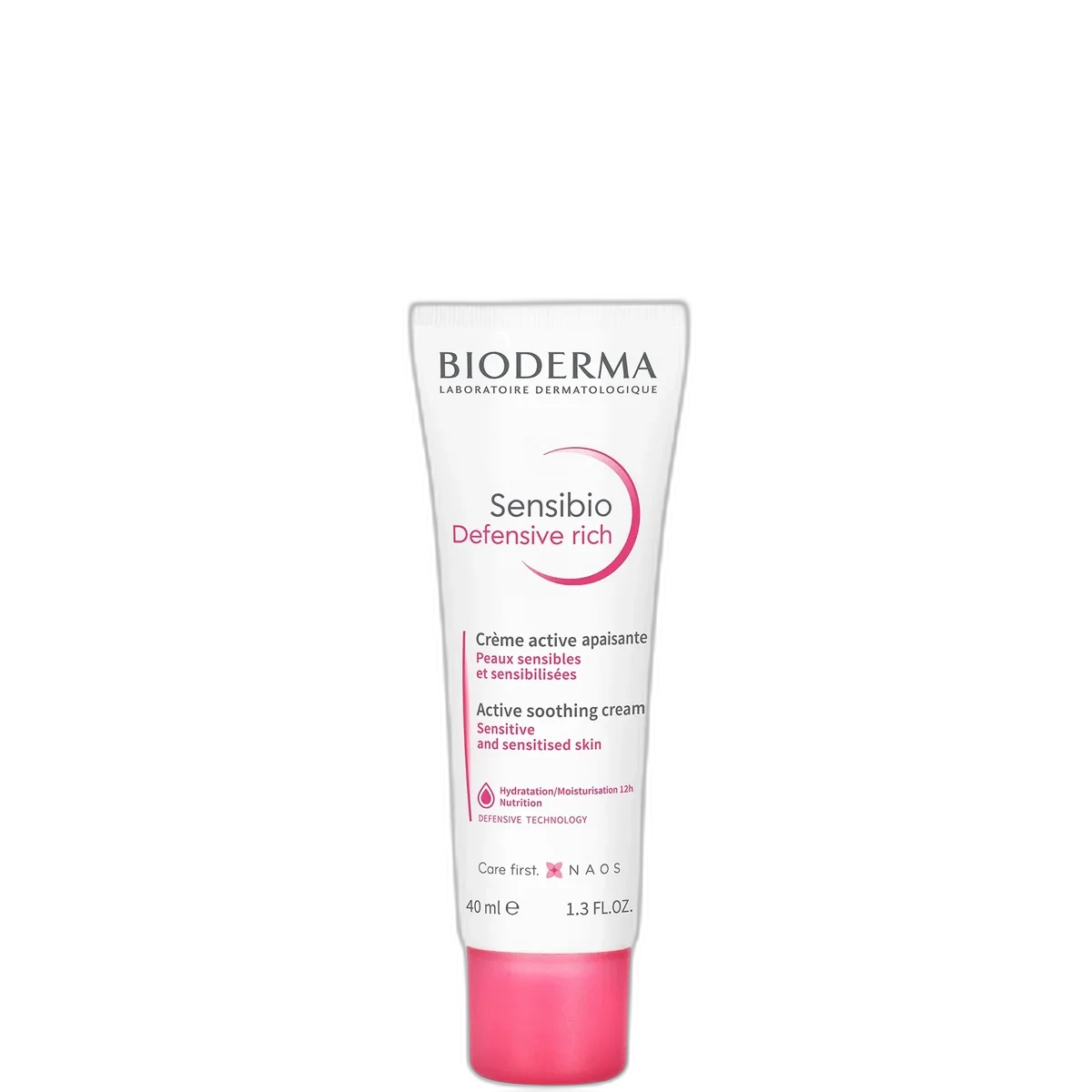 Bioderma Sensibio Defensive Rich Cream 40ml tube with pink Sensibio branding