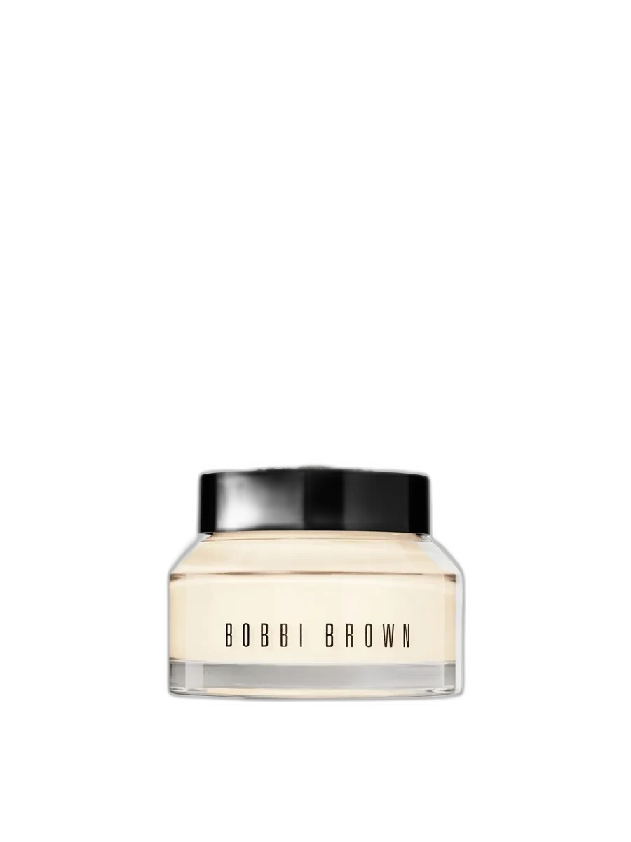 Bobbi Brown Vitamin Enriched Face Base moisturizer primer in a glass jar