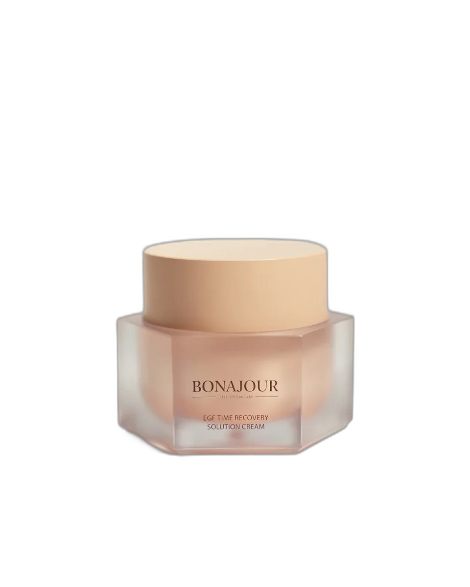 Bonajour EGF Time Recovery Solution Cream 50ml vegan K-beauty anti-aging moisturizer jar
