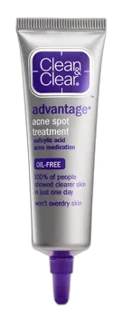 Clean & Clear Advantage Acne Spot Treatment small white and teal tube