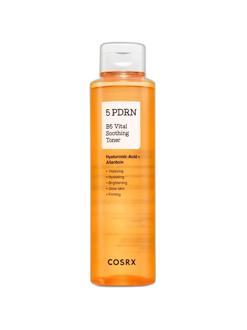 COSRX 5 PDRN B5 Vital Soothing Toner 280 mL translucent bottle