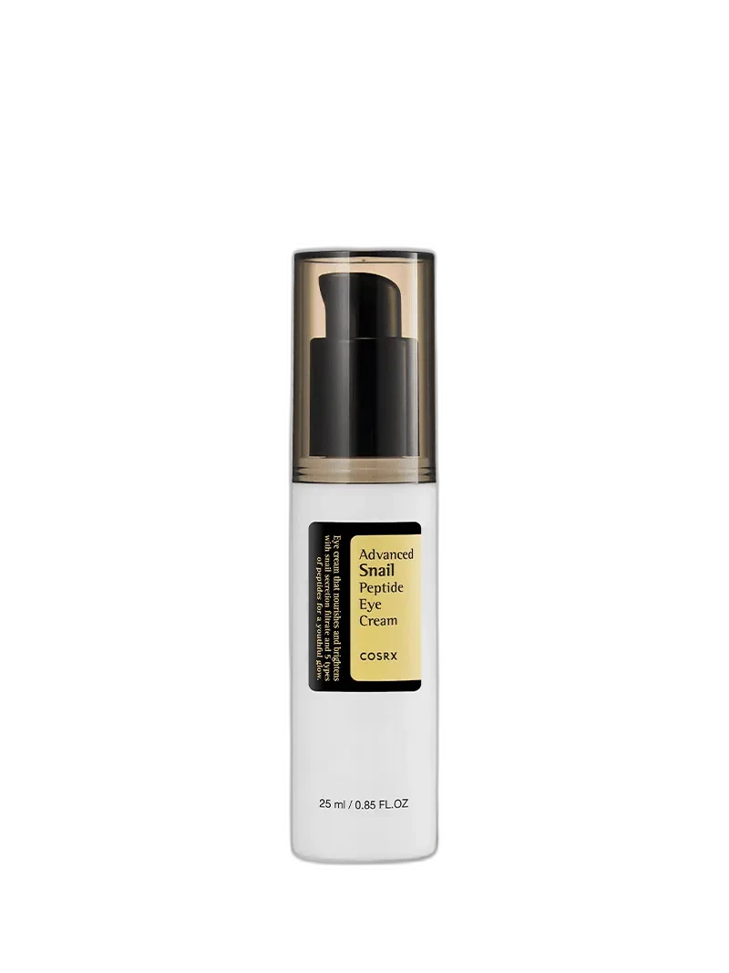 COSRX Advanced Snail Peptide Eye Cream 25 mL white airless pump bottle