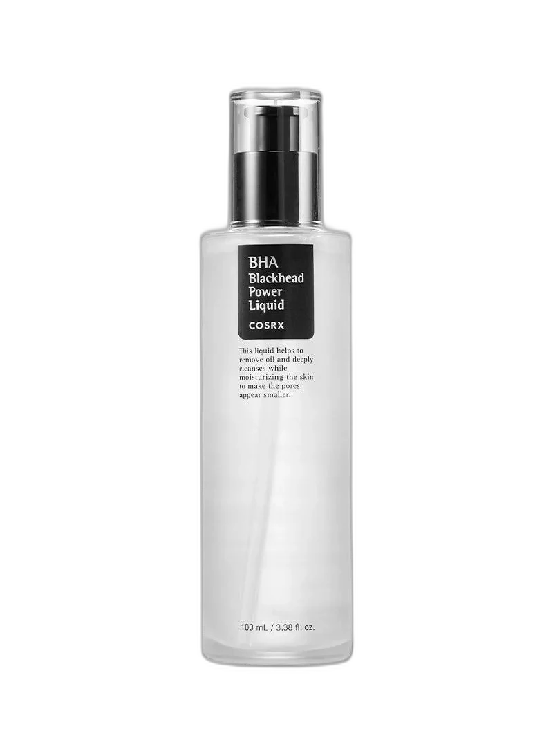 COSRX BHA Blackhead Power Liquid in a clear bottle with white label