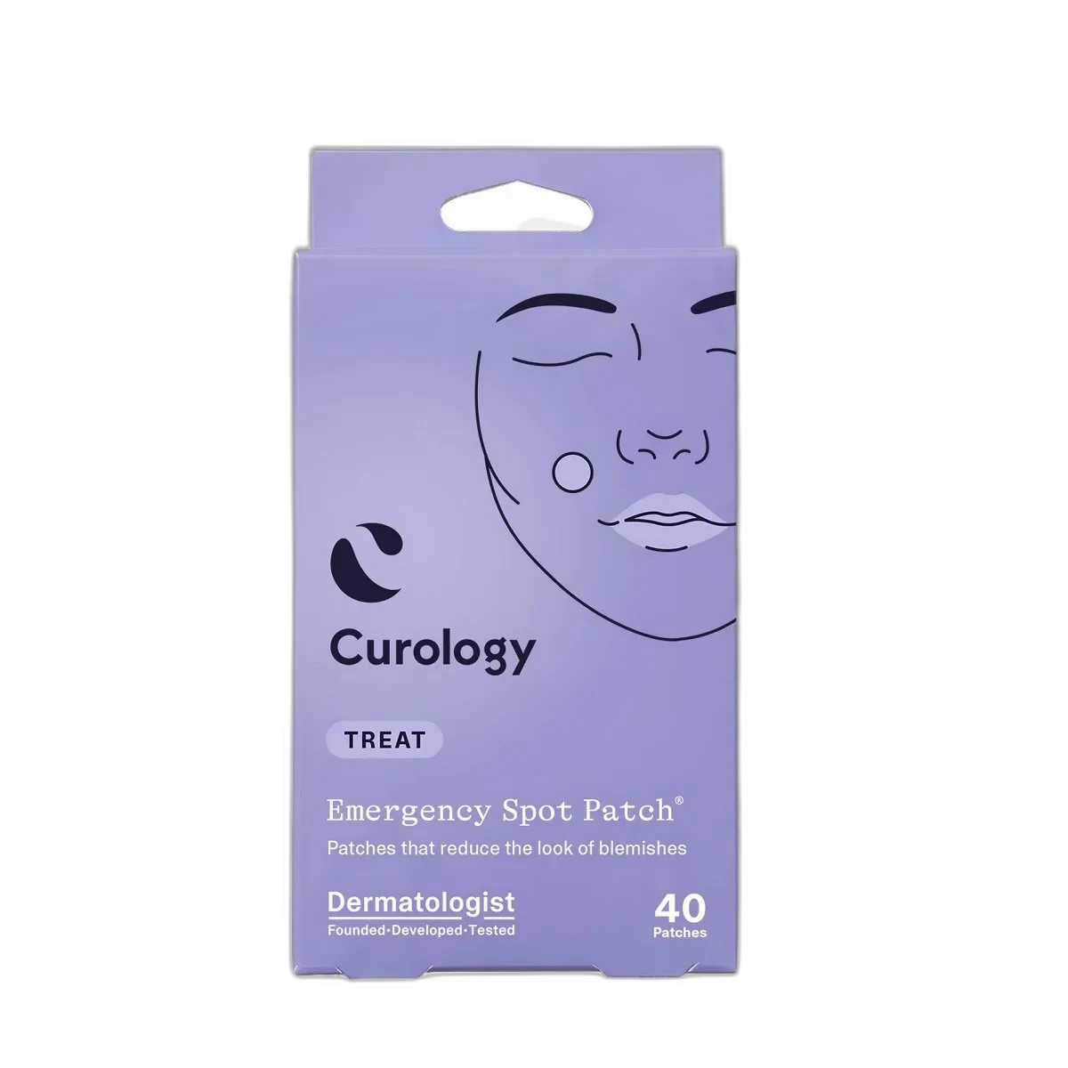 Curology Emergency Spot Patch hydrocolloid pimple patches in branded packaging