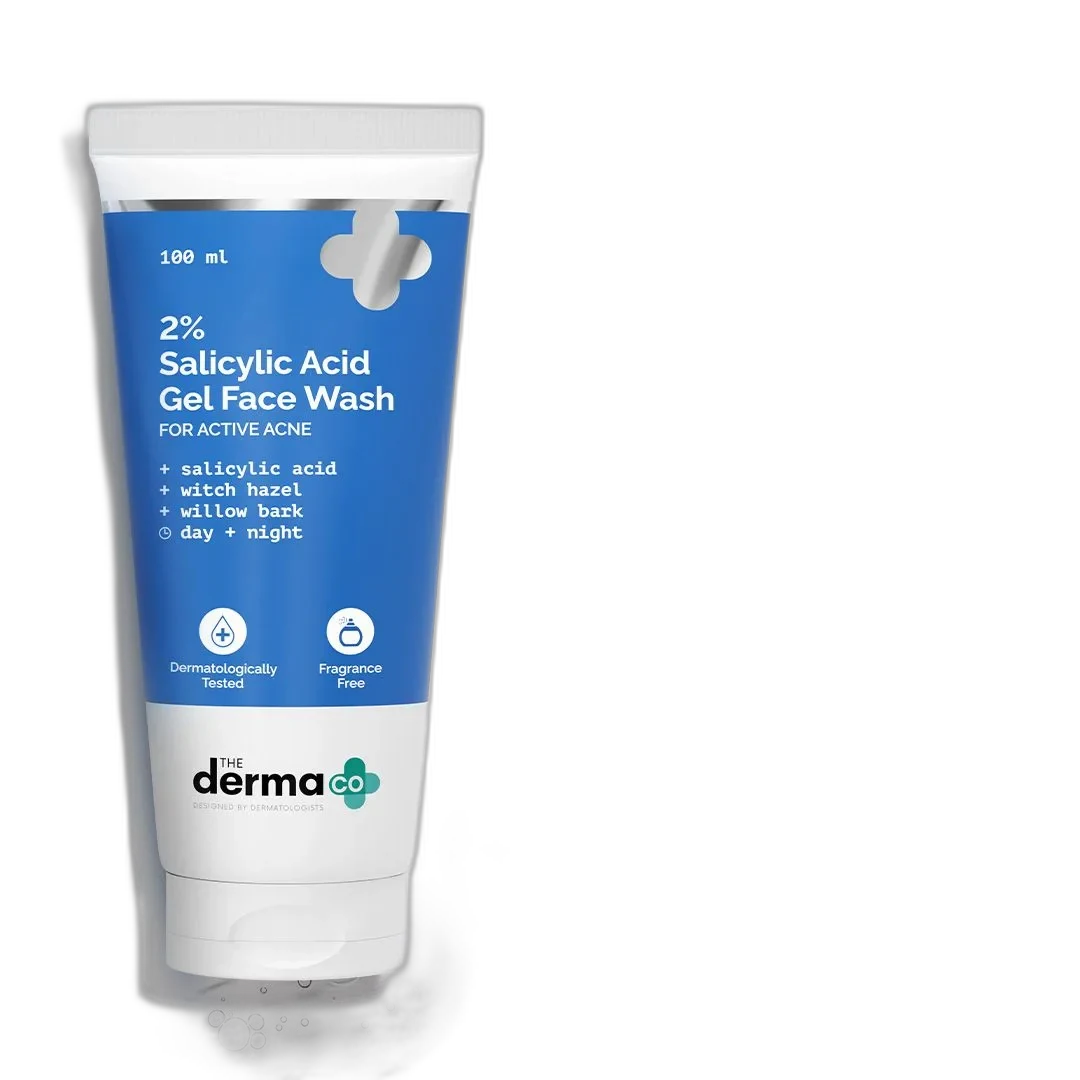 The Derma Co 2% Salicylic Acid Face Wash 100 ml tube