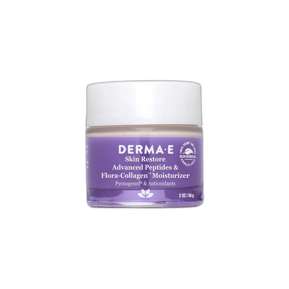 Derma E Advanced Peptides and Flora-Collagen Moisturizer 2 oz airless pump bottle