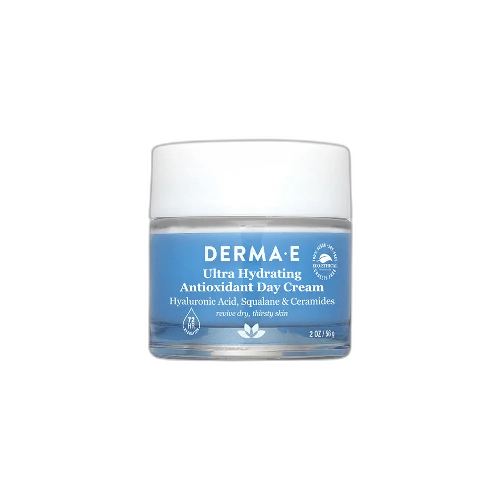 Derma E Hydrating Day Cream 2 oz jar with green and white label