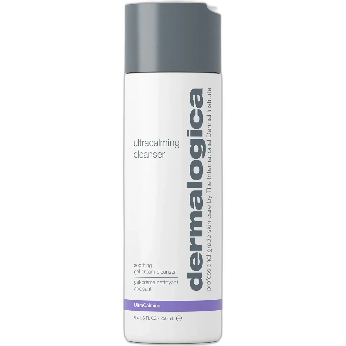 Dermalogica UltraCalming Cleanser in plastic squeeze bottle with flip-top cap