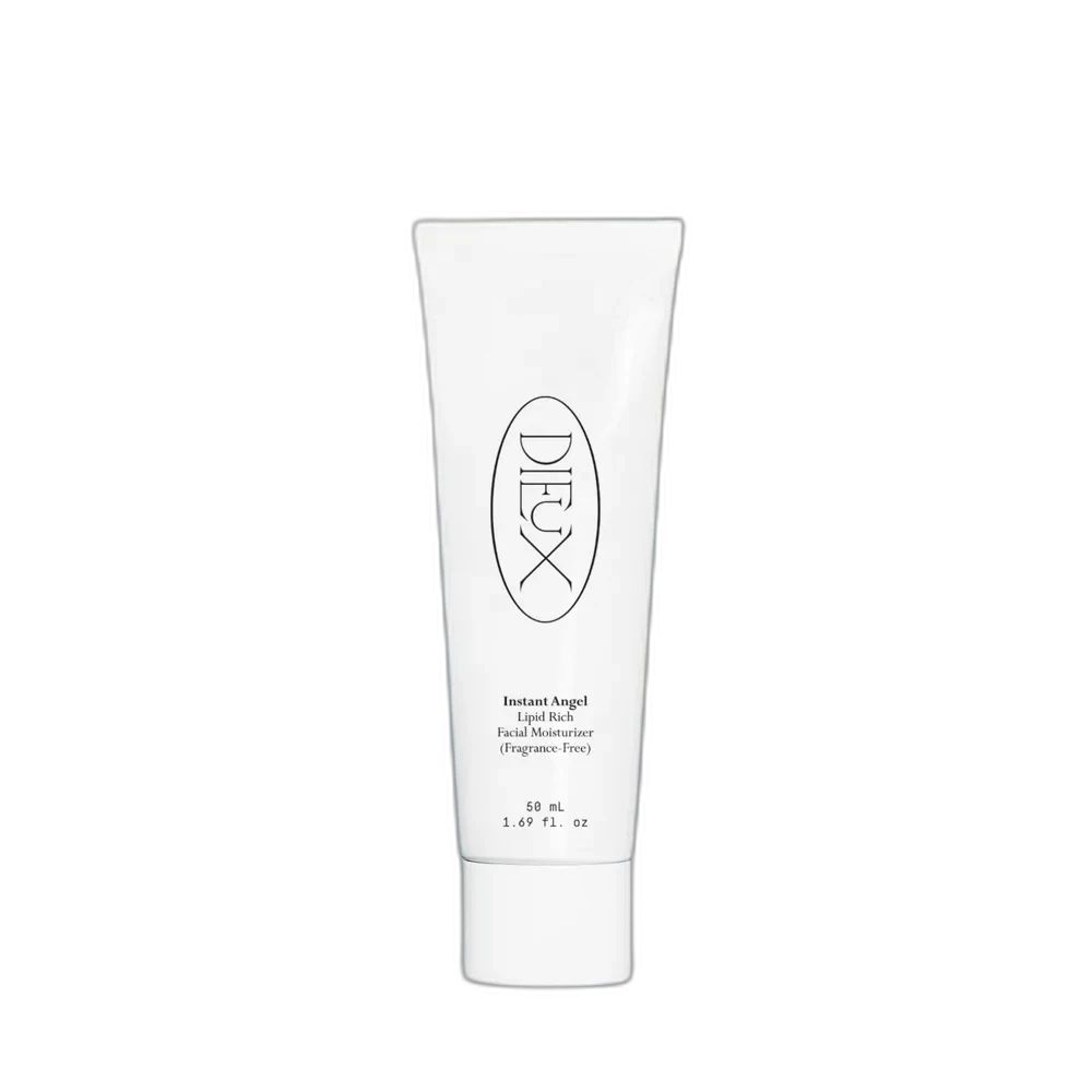 Dieux Skin Instant Angel Moisturizer in a refillable glass jar