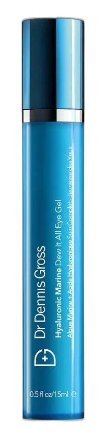 Dr. Dennis Gross Hyaluronic Marine Dew It All Eye Gel 0.5oz tube with metal applicator