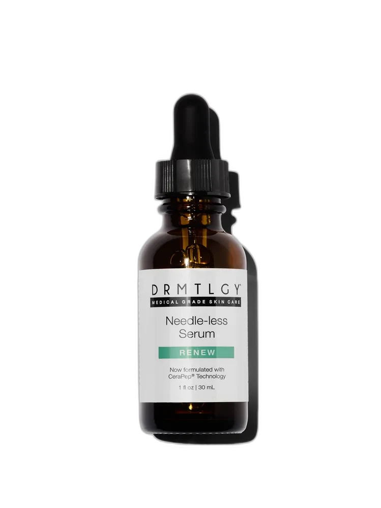 Drmtlgy Needle-less Serum 1 oz frosted glass bottle with airless pump