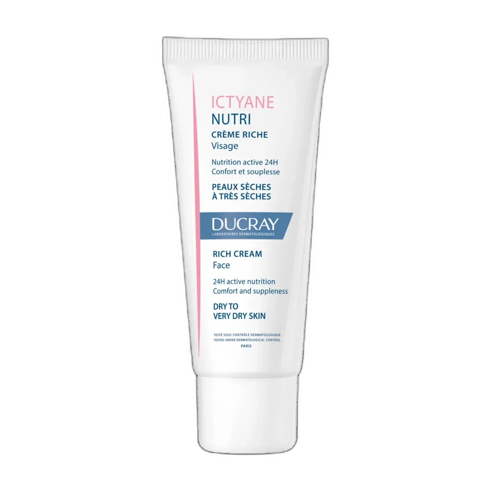 Ducray Ictyane Ultra-Rich Face Cream 50 ml white tube