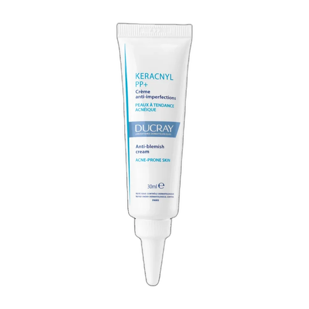 Ducray Keracnyl PP+ Anti-Blemish Cream 30 ml white tube
