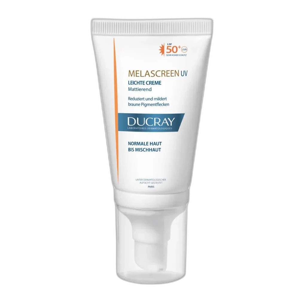 Ducray Melascreen UV Light Cream SPF 50+ 40 ml white tube