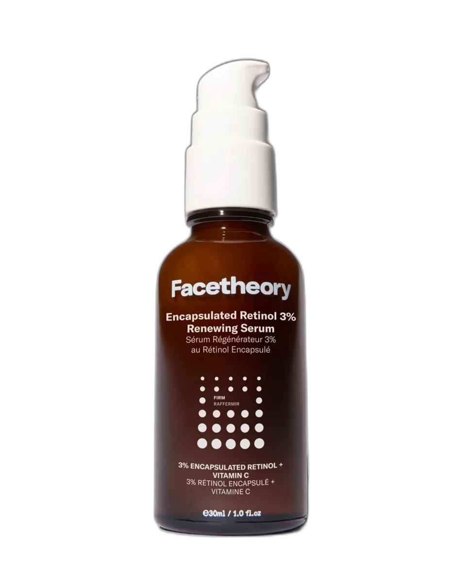 Facetheory Regenacalm Retinol Serum S1 Pro 30 ml amber glass bottle
