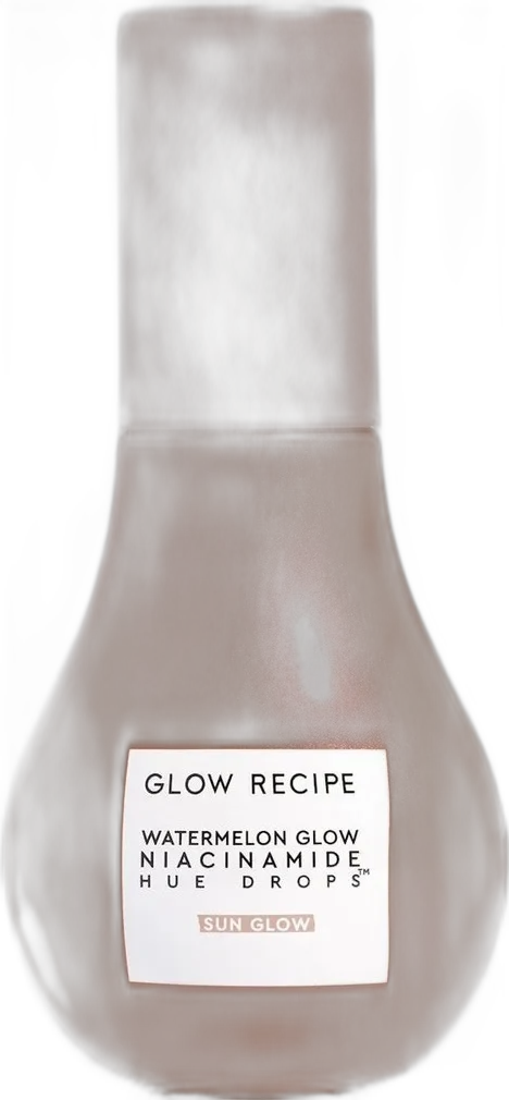 Glow Recipe Watermelon Glow Niacinamide Hue Drops in tinted glass bottle with dropper