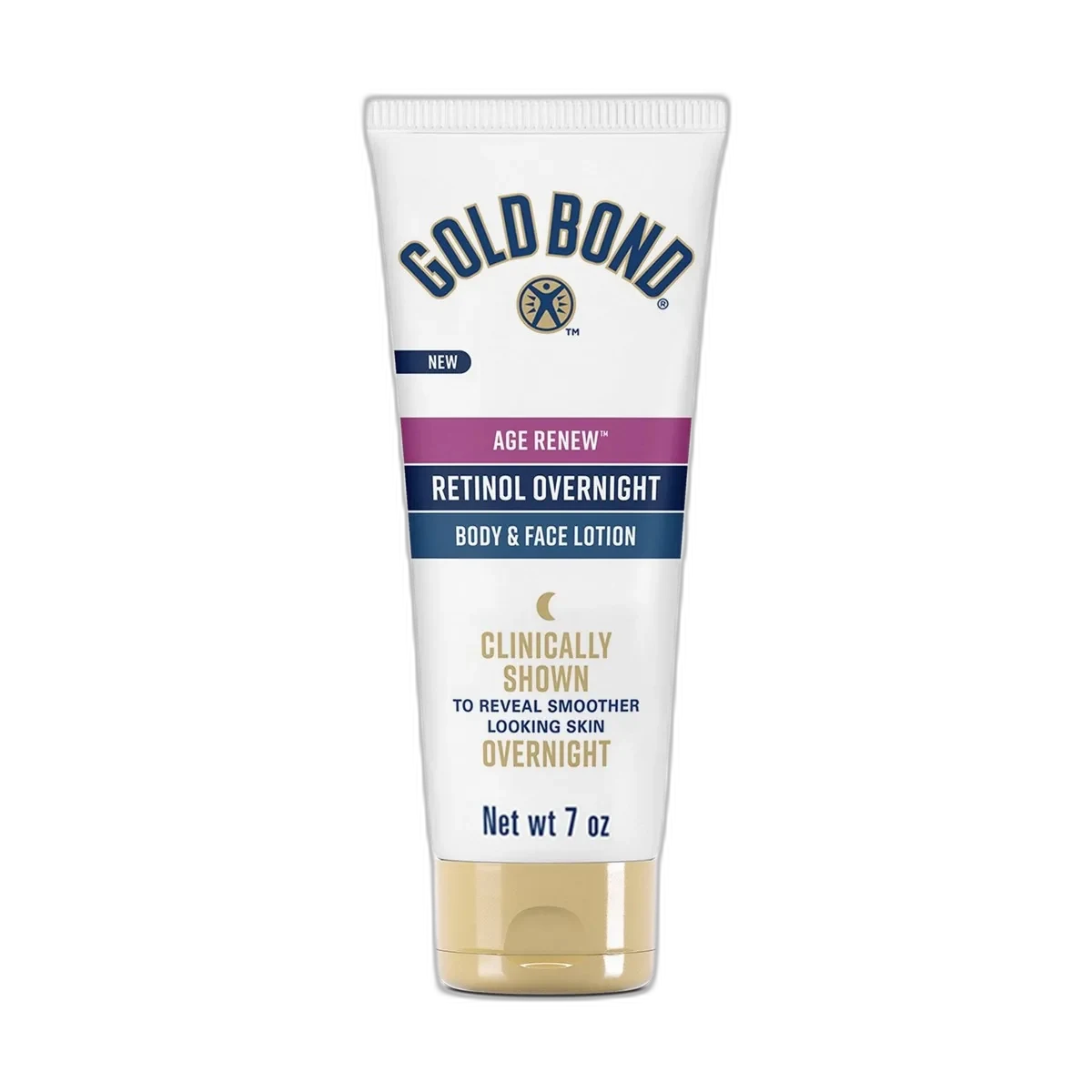 Gold Bond Age Renew Retinol Overnight Body and Face Lotion tube