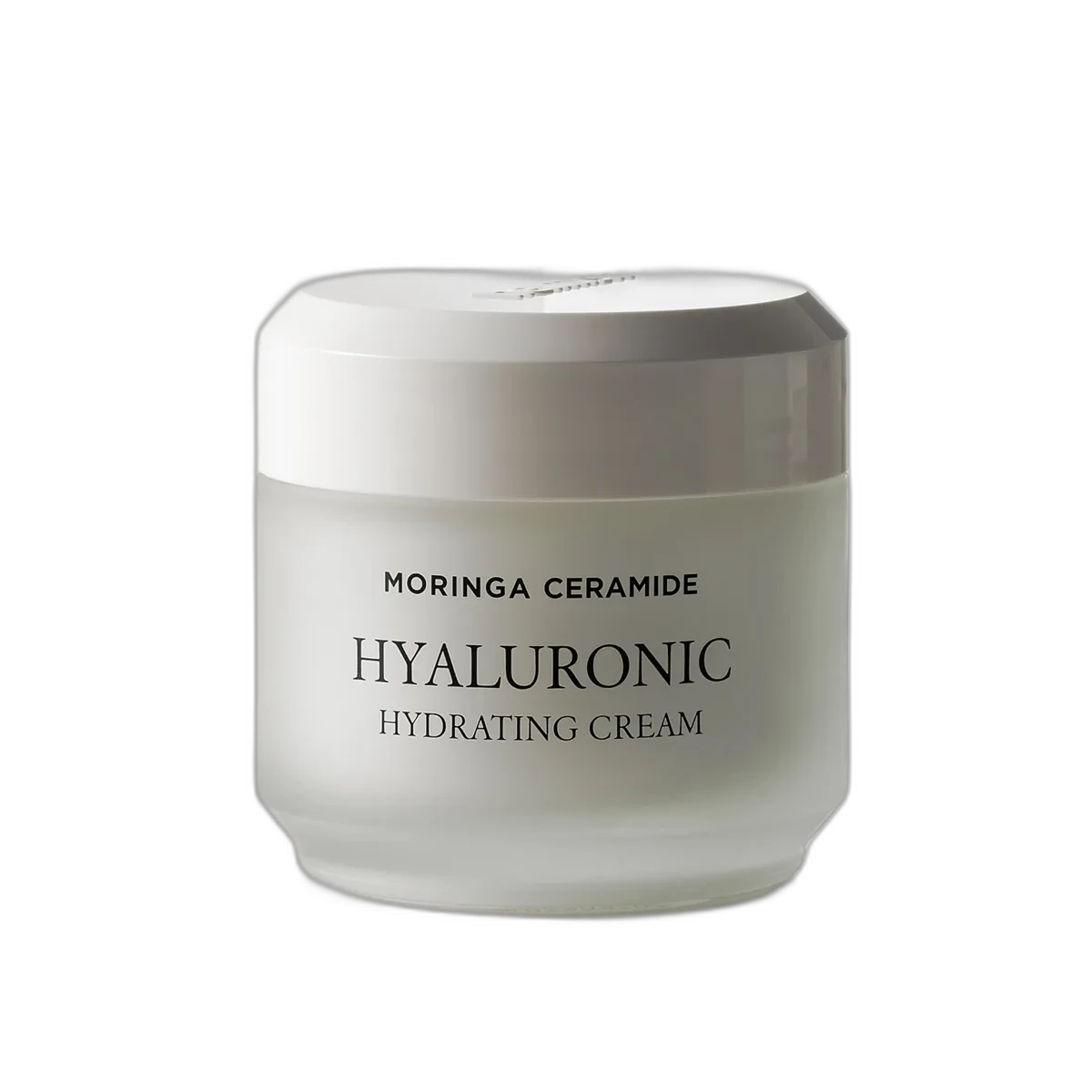 Heimish Moringa Ceramide Hyaluronic Hydrating Cream in a glass jar