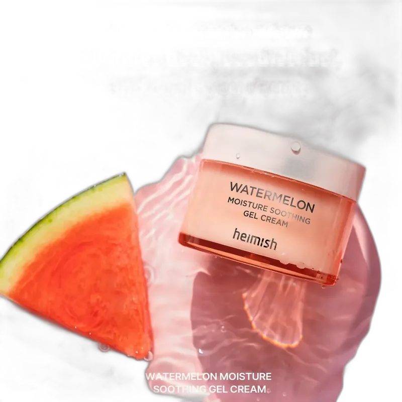 Heimish Watermelon Moisture Soothing Gel Cream in pink and green tube