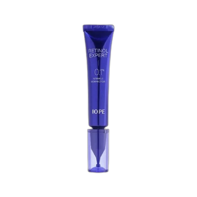 IOPE Retinol Expert 0.1% 30ml airless pump bottle on white background