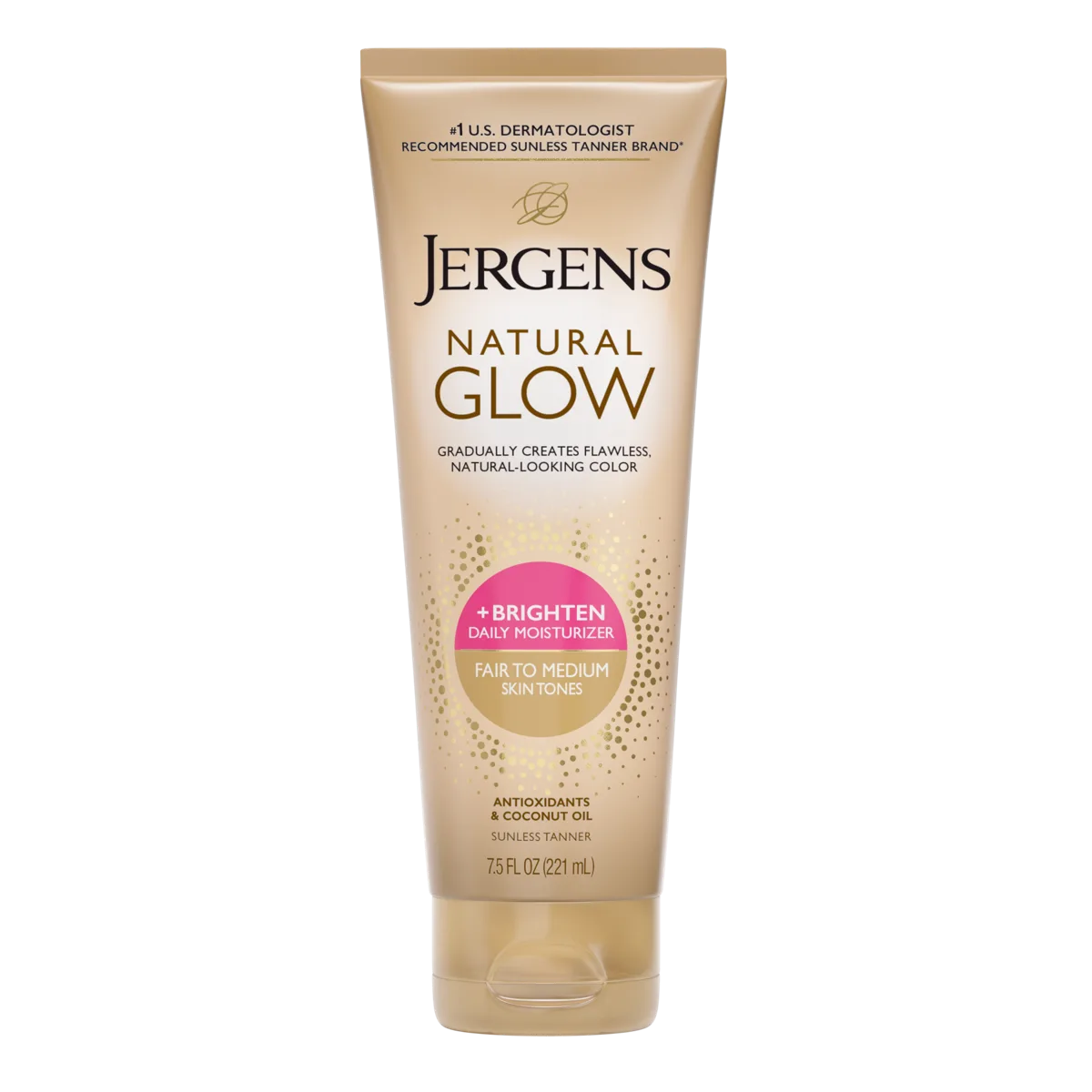 Jergens Natural Glow Daily Moisturizer Medium to Tan bottle