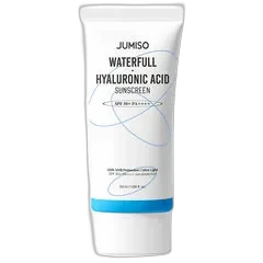 Jumiso Waterfull Hyaluronic Sunscreen SPF 50+ PA++++ in white pump bottle