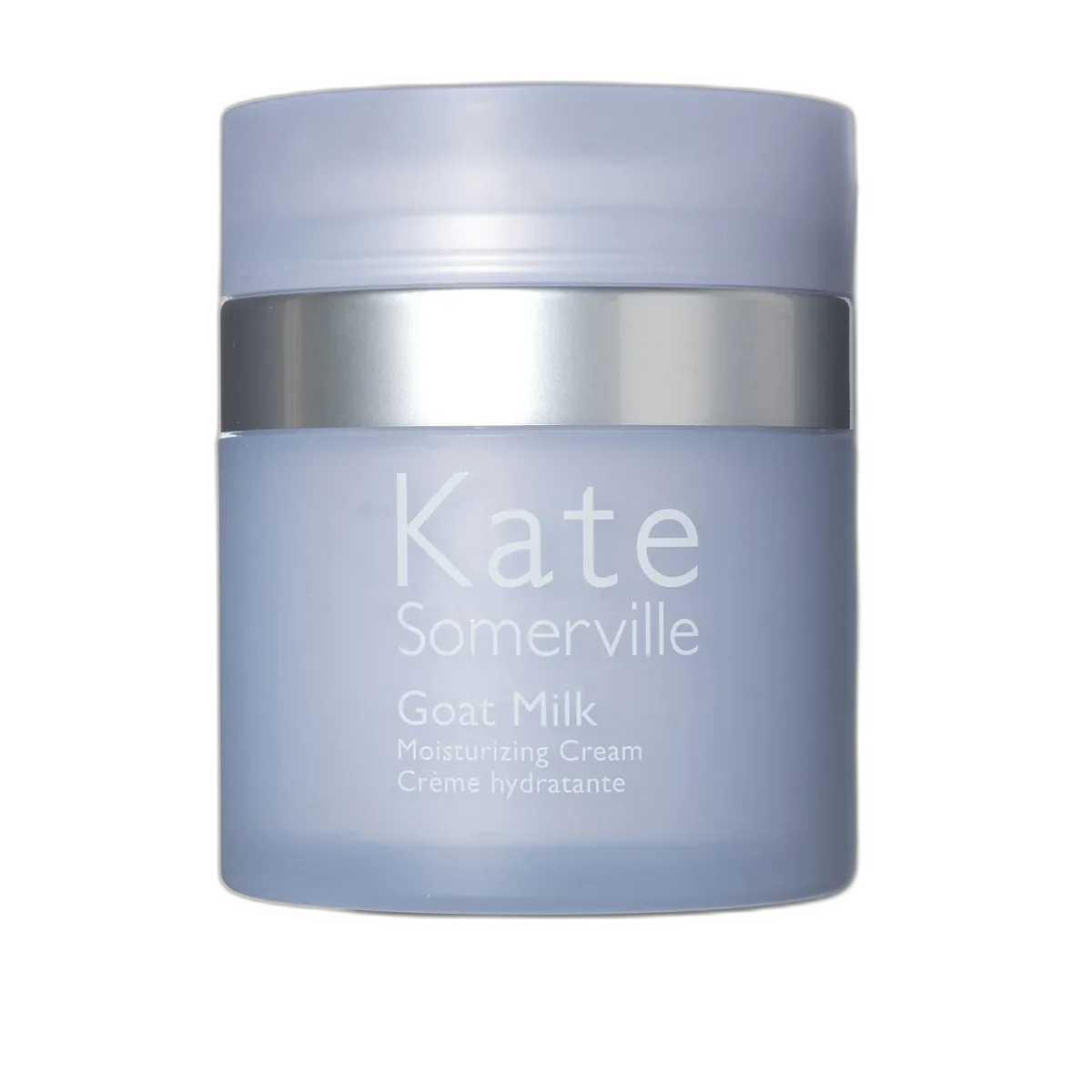 Kate Somerville Goat Milk Moisturizing Cream in glass jar with white lid