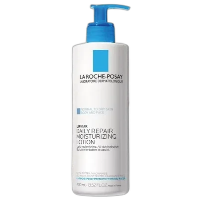 La Roche-Posay Lipikar Moisturizing Body Lotion white pump bottle