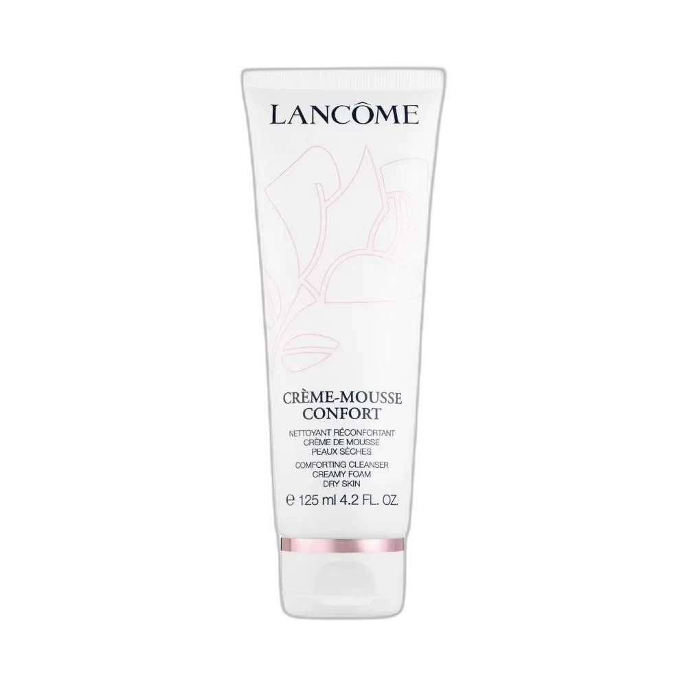 Lancôme Crème Mousse Confort Creamy Foaming Cleanser in white tube