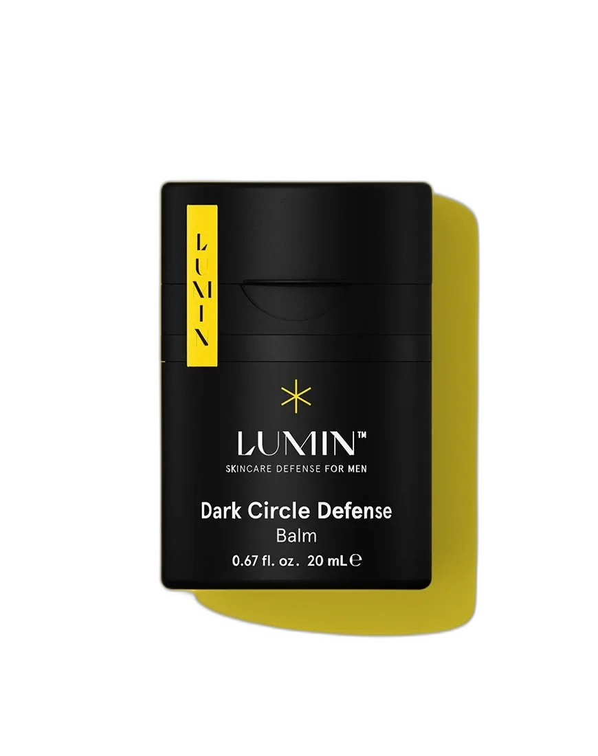 Lumin Dark Circle Defense eye gel treatment in dark compact packaging