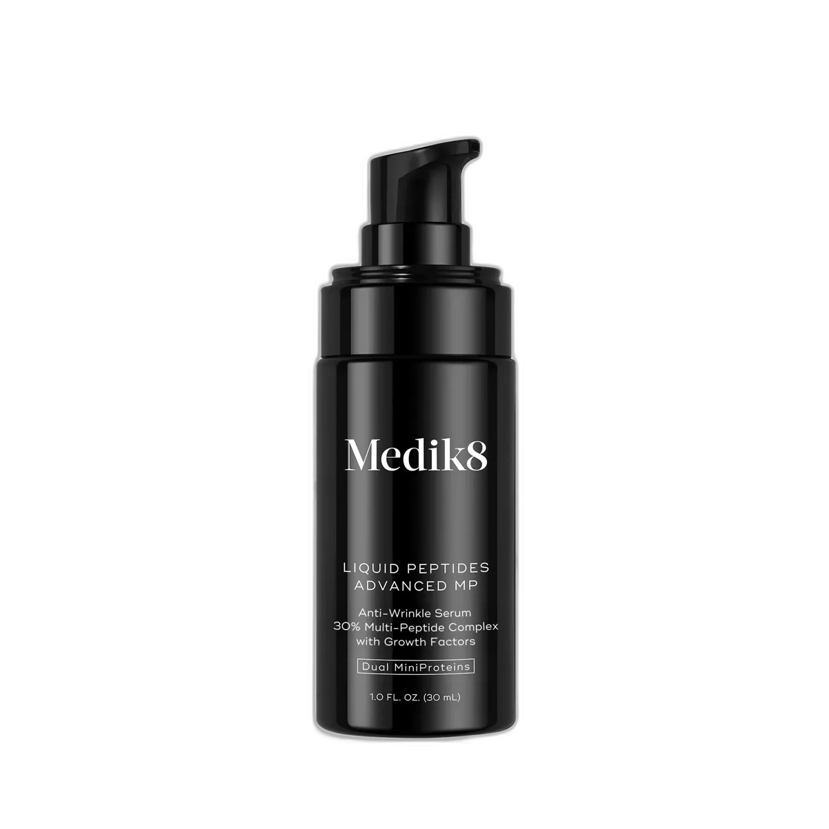 Medik8 Liquid Peptides Advanced MP Serum airless pump bottle