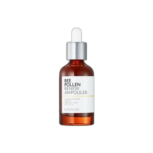 Missha Bee Pollen Renew Ampouler amber glass bottle with dropper