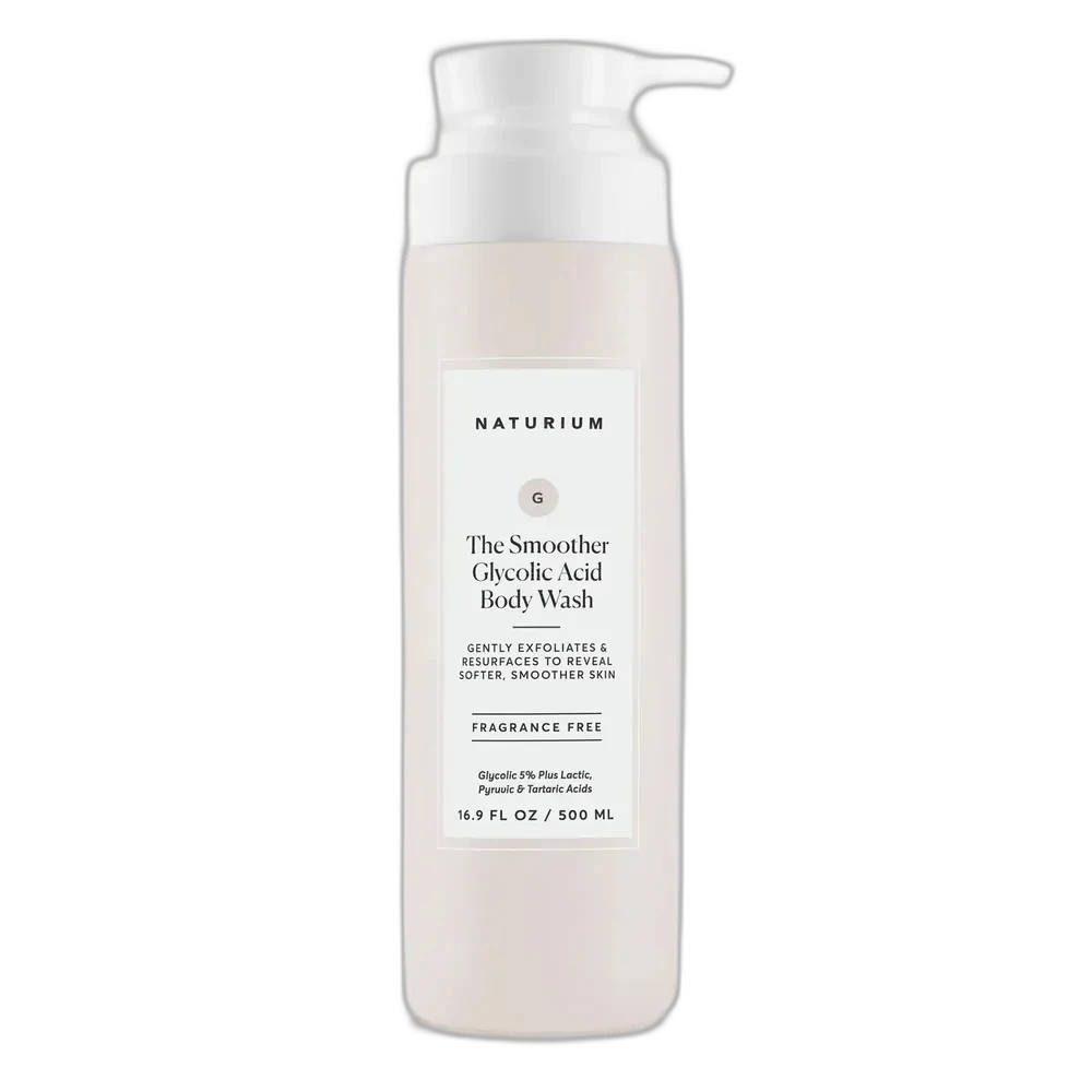 Naturium The Smoother Glycolic Acid Exfoliating Body Wash 16.9 oz bottle