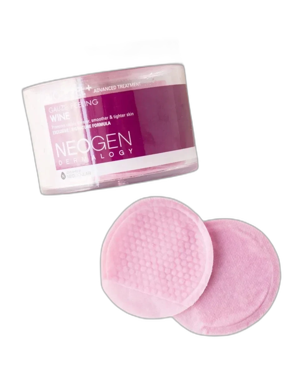 Neogen Dermalogy Bio-Peel Gauze Peeling Wine tub with 30 textured exfoliating pads