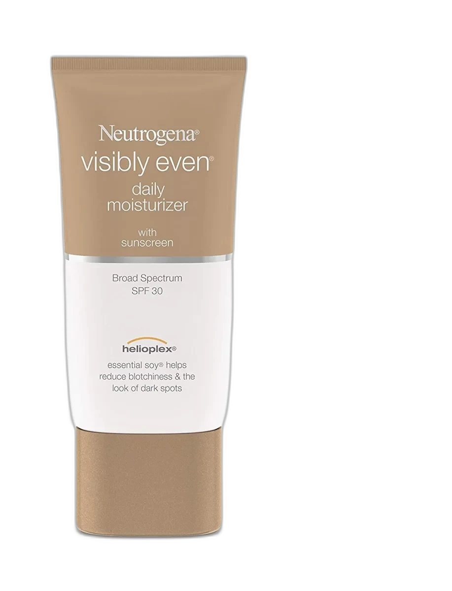 Neutrogena Visibly Even Daily Moisturizer SPF 30 in white squeeze tube