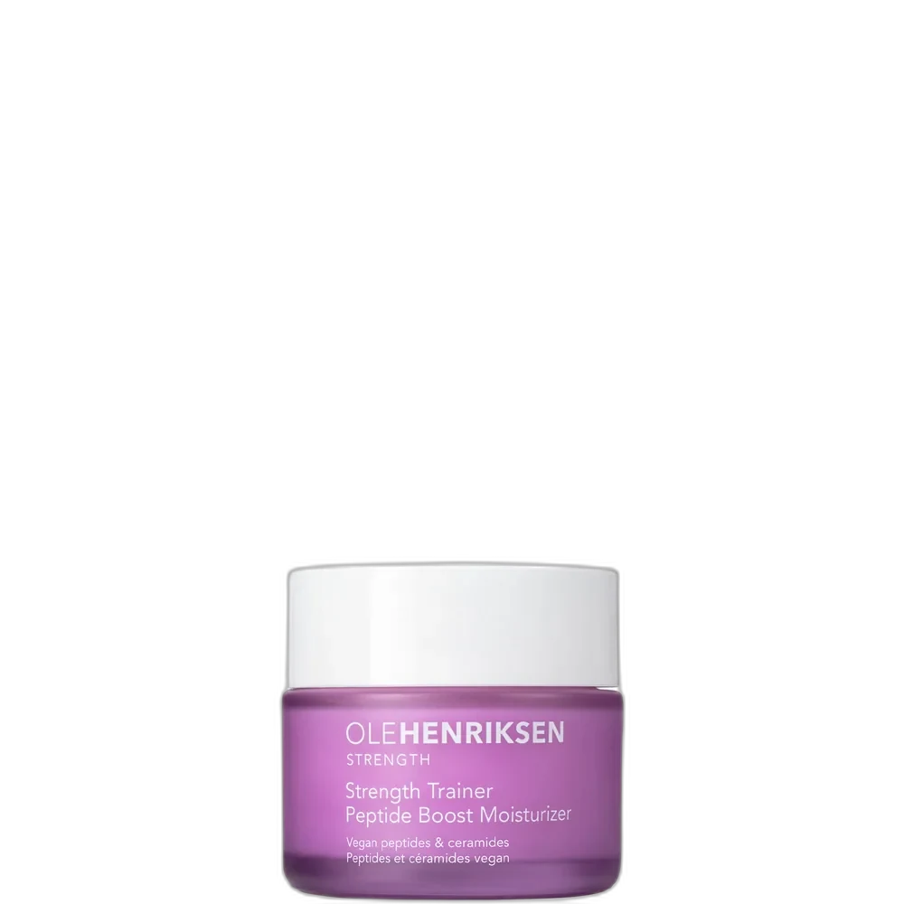 Ole Henriksen Strength Trainer Peptide Boost Moisturizer in yellow tube
