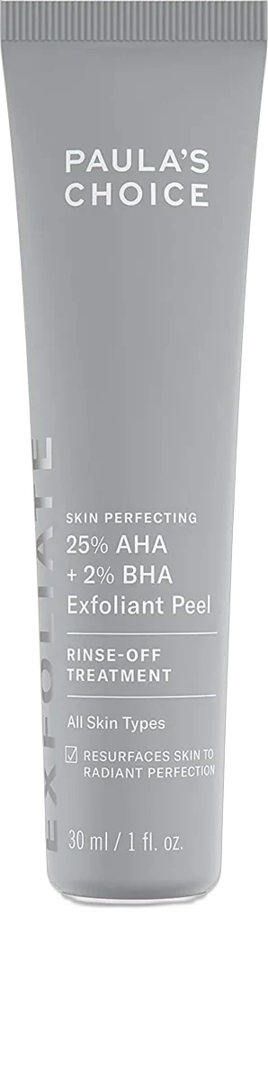 Paula's Choice Skin Perfecting 25% AHA + 2% BHA Exfoliant Peel squeeze tube