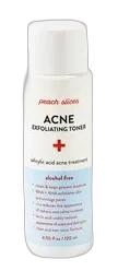 Peach Slices Acne Exfoliating Toner bottle