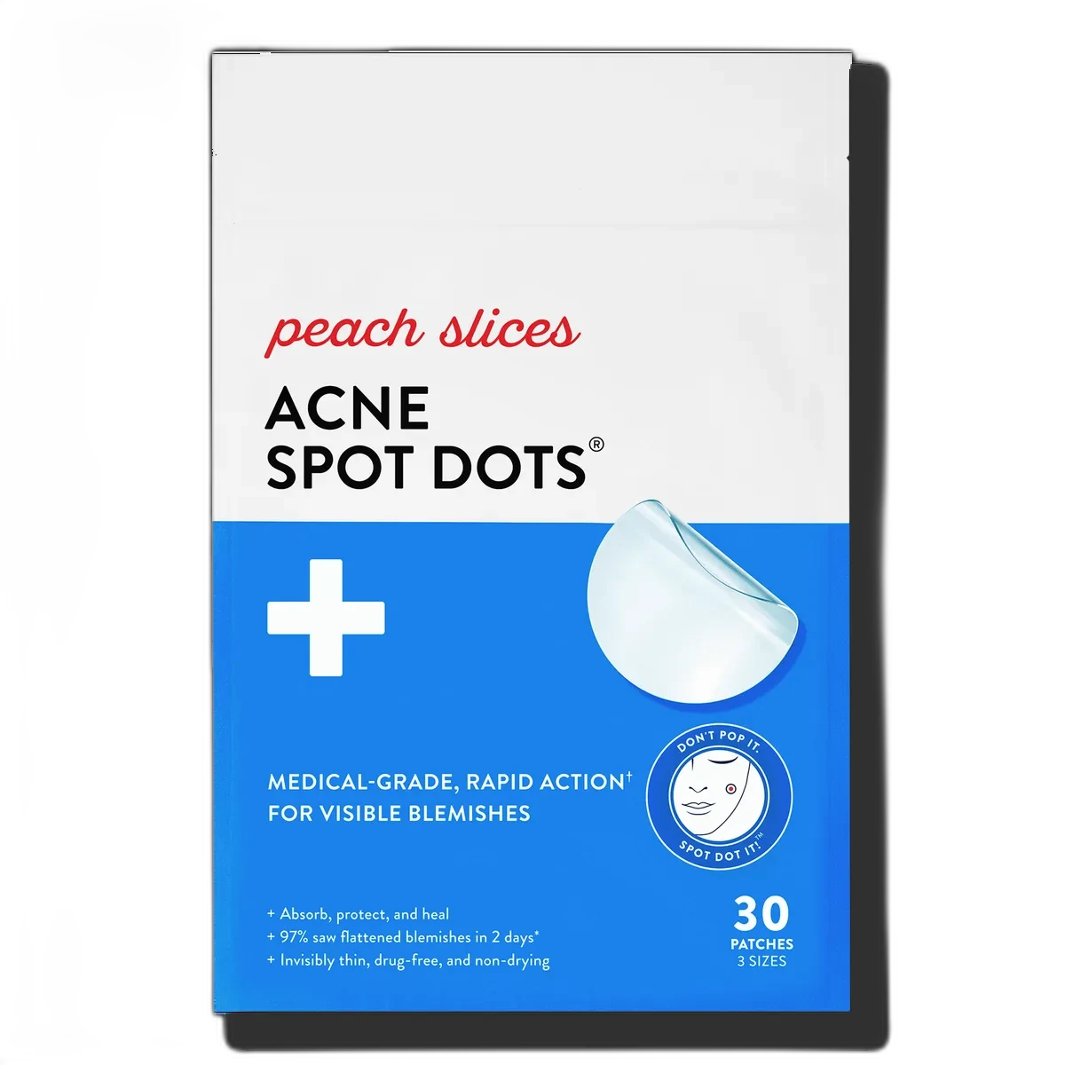Peach Slices Acne Spot Dots hydrocolloid pimple patches