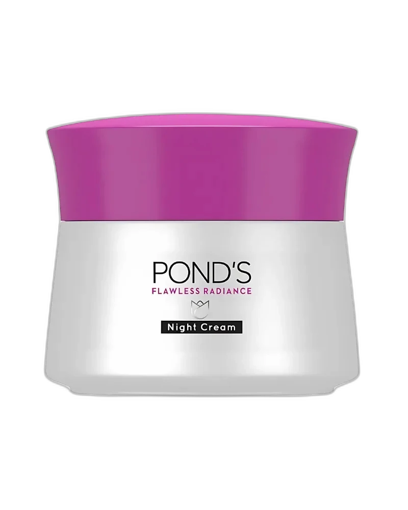 Pond's Flawless Radiance Even Tone Cream in a pink and white jar