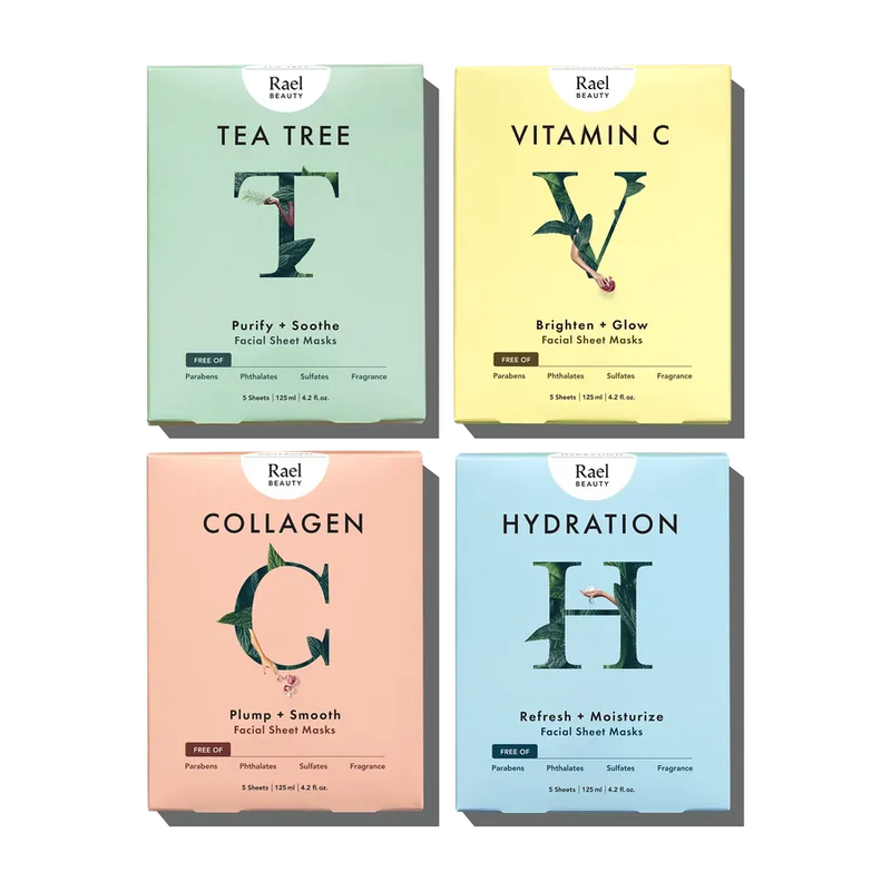 Rael Face Anything Kit box with 20 cycle-synced sheet masks